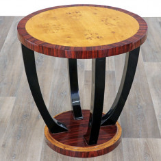 MASUTA ART DECO DIN LEMN MASIV FURNIRUIT CAT-AD-Side-table foto