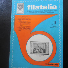 REVISTA FILATELIA-NR. 11/1981