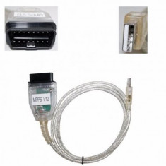 MPPS V13.02 K+CAN OBD2 USB- ECU Cablu tunning/remapare foto