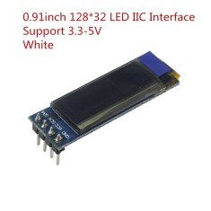Display 0.91&amp;quot; OLED 128x32 IIC I2C Arduino (WHITE) (v.16) foto