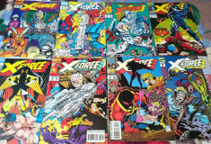 X-FORCE (Marvel comics)-Lot 16 reviste benzi desenate foto