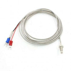 Sonda de temperatura termocuplu termoregulator tip K , 2m , 0-400 C foto