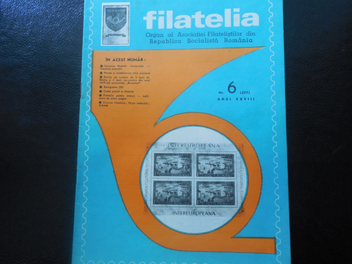 REVISTA FILATELIA-NR. 6/1979