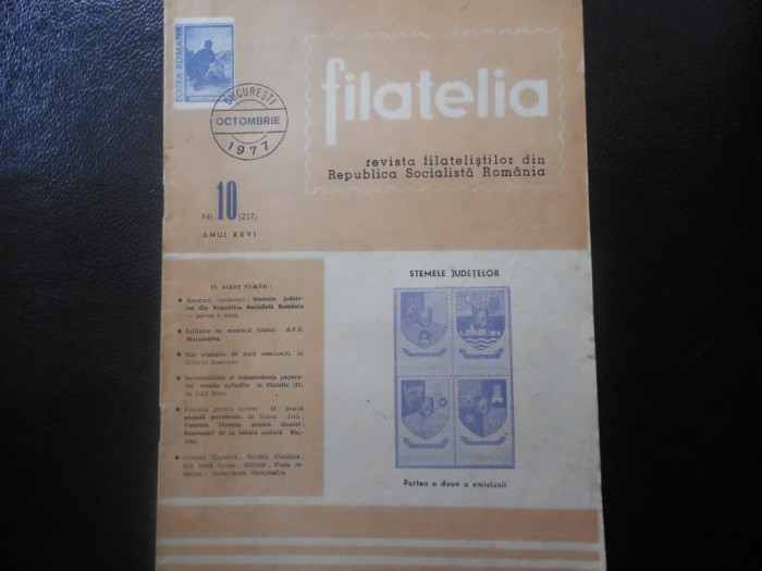 REVISTA FILATELIA-NR. 10/1977