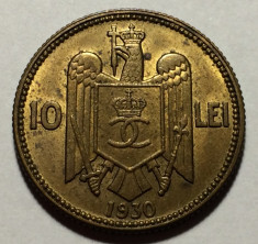 10 Lei 1930 Londra, Romania UNC foto