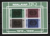 MALAWI ORG MOND. LABOUR MI BLOCK 13 MNH, Nestampilat