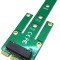 Adaptor NGFF M.2 SSD B Key la mSATA Tata / m.2 la msata