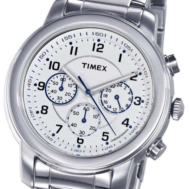 CEAS TIMEX Chronograph Model T2N167AJ Milan Classic Series , 5 ATM -WR