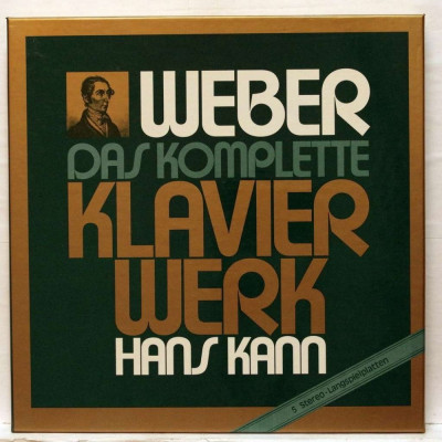 WEBER - Das komplete Klavirwerk ( 5 discuri vinil ) foto