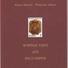 ROMANIA 2011 LP 1893 b SFINTELE PASTI ALBUM FILATELIC