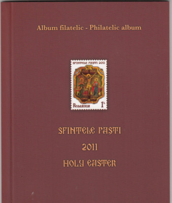 ROMANIA 2011 LP 1893 b SFINTELE PASTI ALBUM FILATELIC foto