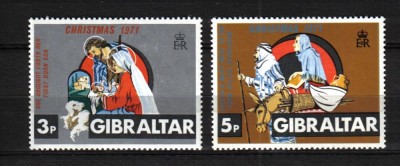 GIBRALTAR CRACIUN MI 284-285 MNH foto