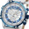 CEAS DE LUX CHRONOGRAPH , MONTE WEHRO BLUE data 3 cadrane PRET MINIM ! - VIDEO
