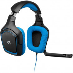 Casti Logitech Over-Head G430 Black-Blue foto