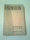 S. M. EISENSTEIN ~ ARTICOLE ALESE