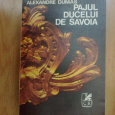 k2 Alexandre Dumas – Pajul Ducelui De Savoia