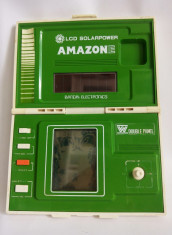 Joc electronic Bandai Amazone LCD Solarpower, 1982 Japan, vechi, de colectie foto