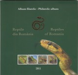 ROMANIA 2011 LP 1887 c REPTILE DIN ROMANIA ALBUM FILATELIC