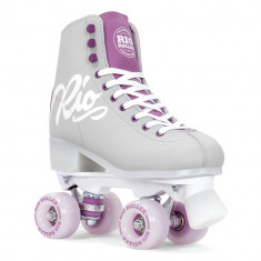 Patine cu rotile Rio Roller Script Grey/Purple foto