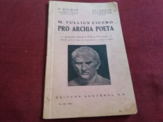 C BALMUS - M TULLIUS CICERO PRO ARCHIA POETA foto