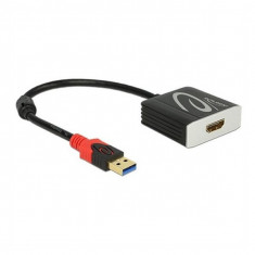 Adaptor USB 3.0 la HDMI DELOCK 62736 20 cm Negru foto