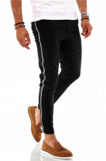 Pantaloni pentru barbati smart casual - negri - PREMIUM - A1865 H7-3 foto