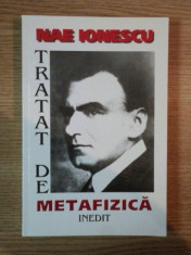 TRATAT DE METAFIZICA de NAE IONESCU , 1999 foto