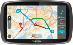 Sistem de navigatie TomTom GO 6100 World, Ecran Tactil 6inch, 8GB Flash, Actualizari pe viata a hartilor, Sim&amp;amp;Data, Harta Full Europa foto