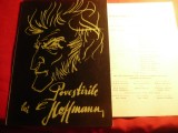 Program Opera Romana 1968- Povestirile lui Hoffmann ,ilustratii Ion Ipser ,12+4p