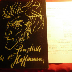 Program Opera Romana 1968- Povestirile lui Hoffmann ,ilustratii Ion Ipser ,12+4p