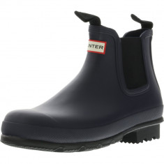 Hunter barbati Original Chelsea Dark Sole Rma Midnight Ankle-High Rubber Rain Boot foto