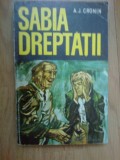 Z2 Sabia Dreptatii - A. J. Cronin, A.J. Cronin