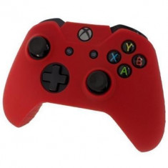 Pro Soft Silicone Protective Cover With Ribbed Handle Grip Red Xbox One foto