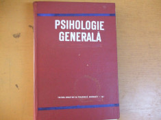 Psihologie generala Cluj Napoca 1976 Al. Rosca foto