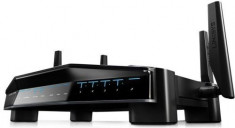 Router Wireless Linksys WRT32X, Gigabit, Dual Band, 3200 Mbps, 4 Antene Externe (Negru) foto