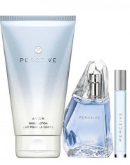 Set Perceive - Parfum, Roleta, Lotiune Corp - Avon - NOU foto