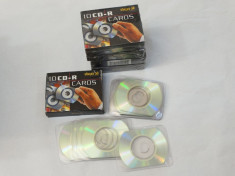 Pachet 10 CD-R blank 50 MB cards shape CD foto