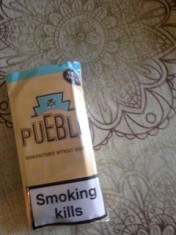 Tutun pentru rulat Pueblo galben/albastru 50 grame 25 lei- Bucuresti foto