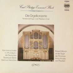 Carl Philipp Emanuel BACH : Die Orgelkonzerte (vinil)