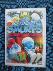 THE SMURFS - A CHRISTMAS CAROL (1 DVD ORIGINAL FILM ANIMATIE - IN TIPLA!!!) foto