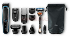 Kit de ingrijire multifunctional 9in1 Braun MGK3080, 13 trepte (Negru) foto