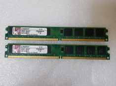 Memorie RAM Kingston 2GB (2 x 1GB)DDR2 DDR2 667KVR667D2N5K2/2G - poze reale foto