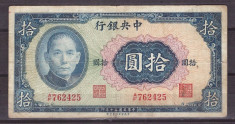 China 1941 - 10 yuan F foto