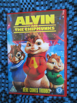 ALVIN AND THE CHIPMUNKS - 1 DVD ORIGINAL FILM ANIMATIE - CA NOU! foto