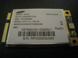 modem 3G SAMSUNG Y3100 NC10 np n130 130 UMTS HSDPA WWAN ba59-02436a y3100gsmh foto