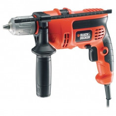 Masina de gaurit cu percutie BLACK &amp;amp; DECKER KR554CRES, 550W, 2800rpm, mandrina... foto