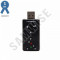 Placa de sunet USB cu control pentru volum, 7.1