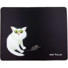 Mousepad Serioux MSP02 Cat and mice foto