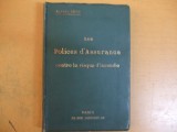 Alfred Droz Les polices d&#039;assurance contre le risque d incendie Paris 1913 049
