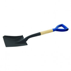 Lopata cu coada din lemn , 700mm , Silverline Wooden Square Head Micro Shovel foto